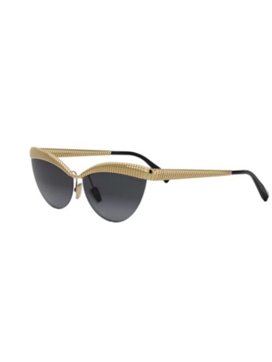 Bvlgari BV40056U 32B 61 Tubogas Gold Gray Gradient Sunglasses Bulgari